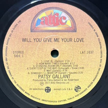 画像をギャラリービューアに読み込む, PATSY GALLANT / WILL YOU GIVE ME YOUR LOVE