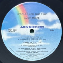 画像をギャラリービューアに読み込む, ALICIA MYERS / I FOOLED YOU THIS TIME
