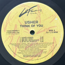 画像をギャラリービューアに読み込む, USHER / THINK OF YOU
