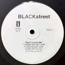 画像をギャラリービューアに読み込む, BLACKSTREET / DON'T LEAVE ME (REMIES)