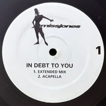 画像をギャラリービューアに読み込む, MISS JONES / IN DEBT TO YOU/IN OUR SMALL WAY