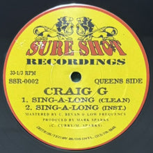 画像をギャラリービューアに読み込む, CRAIG G / SING-A-LONG/WELCOME 2 THE GAME