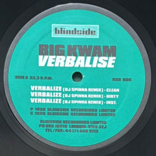 画像をギャラリービューアに読み込む, BIG KWAM / VERBALISE/CAPACITY BLOWN