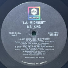 画像をギャラリービューアに読み込む, B.B. KING / L.A. MIDNIGHT