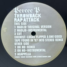 画像をギャラリービューアに読み込む, PERCEE P / THROWBACK RAP ATTACK