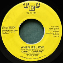 画像をギャラリービューアに読み込む, DIRECT CURRENT / WHEN IT'S LOVE