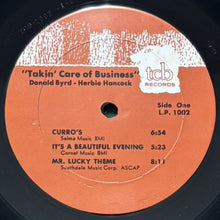 画像をギャラリービューアに読み込む, DONALD BYRD with HERBIE HANCOCK / TAKIN' CARE OF BUSINESS