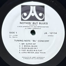 画像をギャラリービューアに読み込む, JAMEY AEBERSOLD / NOTHIN' BUT BLUES