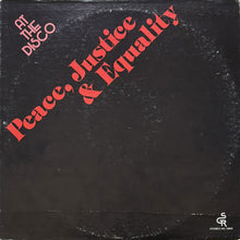 画像をギャラリービューアに読み込む, PEACE, JUSTICE & EQUALITY / AT THE DISCO
