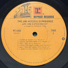画像をギャラリービューアに読み込む, JIMI HENDRIX EXPERIENCE / ARE YOU EXPERIENCED