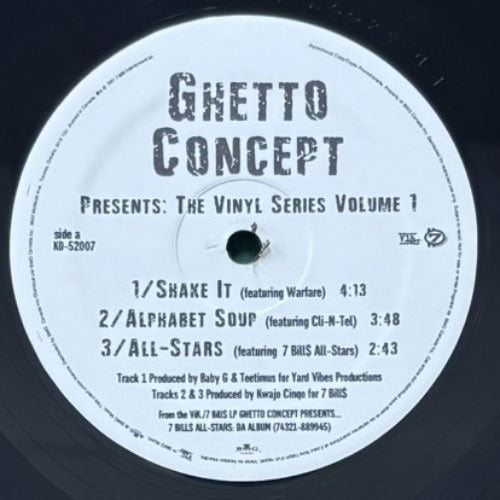 GHETTO CONCEPT / THE VINYL SERIES VOLUME 1 – VINYL CHAMBER