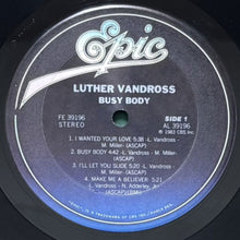 画像をギャラリービューアに読み込む, LUTHER VANDROSS / BUSY BODY