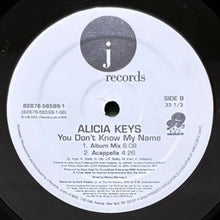 画像をギャラリービューアに読み込む, ALICIA KEYS / YOU DON'T KNOW MY NAME