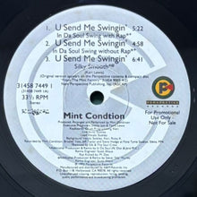 画像をギャラリービューアに読み込む, MINT CONDITION / U SEND ME SWINGIN'