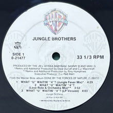 画像をギャラリービューアに読み込む, JUNGLE BROTHERS / WHAT U WAITIN' 4 ?/J. BEEZ COMIN' THROUGH