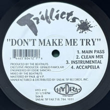 画像をギャラリービューアに読み込む, TRIFLICTS / GENUINE/DON'T MAKE ME TRY