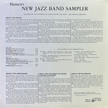 画像をギャラリービューアに読み込む, UNIVERSITY OF MIAMI CONCERT JAZZ BAND / HANSEN'S NEW JAZZ BAND SAMPLER