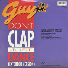 画像をギャラリービューアに読み込む, GUY / DONT CLAP...JUST DANCE