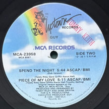 画像をギャラリービューアに読み込む, GUY / SPEND THE NIGHT/PIECE OF MY LOVE