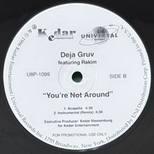 画像をギャラリービューアに読み込む, DEJA GRUV featuring RAKIM / YOU'RE NOT AROUND