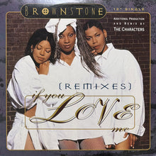画像をギャラリービューアに読み込む, BROWNSTONE / IF YOU LOVE ME