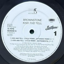 画像をギャラリービューアに読み込む, BROWNSTONE / KISS AND TELL