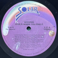 画像をギャラリービューアに読み込む, WHISPERS / LOVE IS WHERE YOU FIND IT