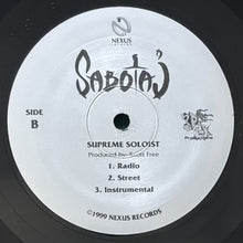 画像をギャラリービューアに読み込む, SABOTAJ / RHYMES ADVENTUROUS/SUPREME SOLOIST