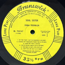 画像をギャラリービューアに読み込む, ERMA FRANKLIN / SOUL SISTER