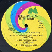 画像をギャラリービューアに読み込む, BETTY EVERETT / THERE'LL COME A TIME