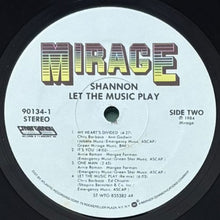 画像をギャラリービューアに読み込む, SHANNON / LET THE MUSIC PLAY