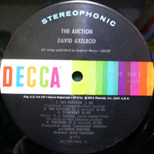 画像をギャラリービューアに読み込む, DAVID AXELROD / THE AUCTION