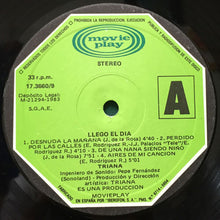 画像をギャラリービューアに読み込む, TRIANA / ...LLEGO EL DIA