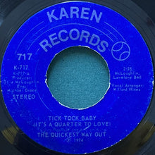 画像をギャラリービューアに読み込む, QUICKEST WAY OUT / TICK TOCK BABY (IT'S A QUARTER TO LOVE)/HELLO STRAGER