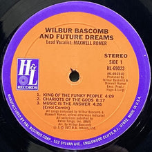 画像をギャラリービューアに読み込む, WILBUR BASCOMB AND FUTURE DREAMS / WILBUR BASCOMB AND FUTURE DREAMS