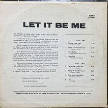 画像をギャラリービューアに読み込む, LINDA JONES / LET IT BE ME