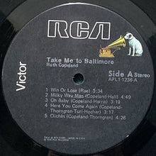 画像をギャラリービューアに読み込む, RUTH COOPELAND / TAKE ME TO BALTIMORE