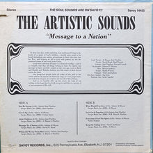 画像をギャラリービューアに読み込む, ARTISTIC SOUNDS / MESSAGE TO A NATION