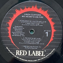 画像をギャラリービューアに読み込む, LINDA CLIFFORD / MY HEART'S ON FIRE