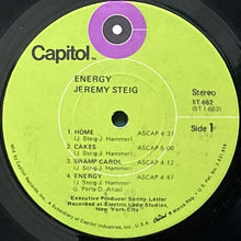 画像をギャラリービューアに読み込む, JEREMY STEIG / ENERGY