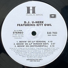 画像をギャラリービューアに読み込む, D.J. U-NEEK featuring NYT OWL / MOVIN' ON