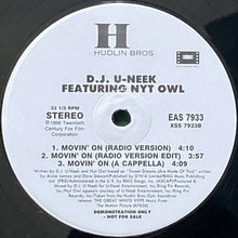 画像をギャラリービューアに読み込む, D.J. U-NEEK featuring NYT OWL / MOVIN' ON