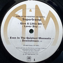 画像をギャラリービューアに読み込む, SUPERTRAMP / EVEN IN THE QUIETEST MOMENT...