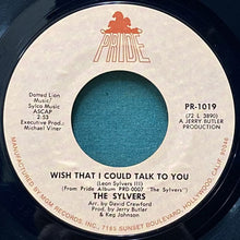 画像をギャラリービューアに読み込む, SYLVERS / WISH THAT I COULD TALK TO YOU/HOW LOVE HURTS