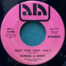 画像をギャラリービューアに読み込む, PATRIZIA & JIMMY/JIMMY ROBINS ORCH. / TRUST YOUR CHILD-Part I/Part II