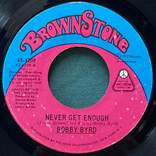 画像をギャラリービューアに読み込む, BOBBY BYRD / NEVER GET ENOUGH/MY CONCERTO