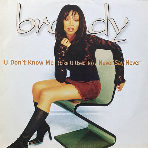 BRANDY / U DON'T KNOW ME (LIKE U USED TO)/NEVER SAY NEVER VINYL CHAMBER