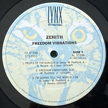 画像をギャラリービューアに読み込む, ZENITH / FREEDOM VIBRATIONS