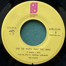 画像をギャラリービューアに読み込む, O'JAYS / GIVE THE PEOPLE WHAT THEY WANT/NEVER BREAK US UP