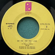 画像をギャラリービューアに読み込む, MFSB featuring THE THREE DEGREES / LOVE IS THE MESSAGE/MY ONE AND ONLY LOVE